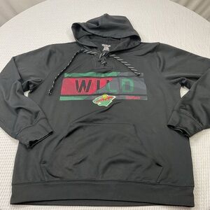 Reebok Black Wild Graphic Hoodie